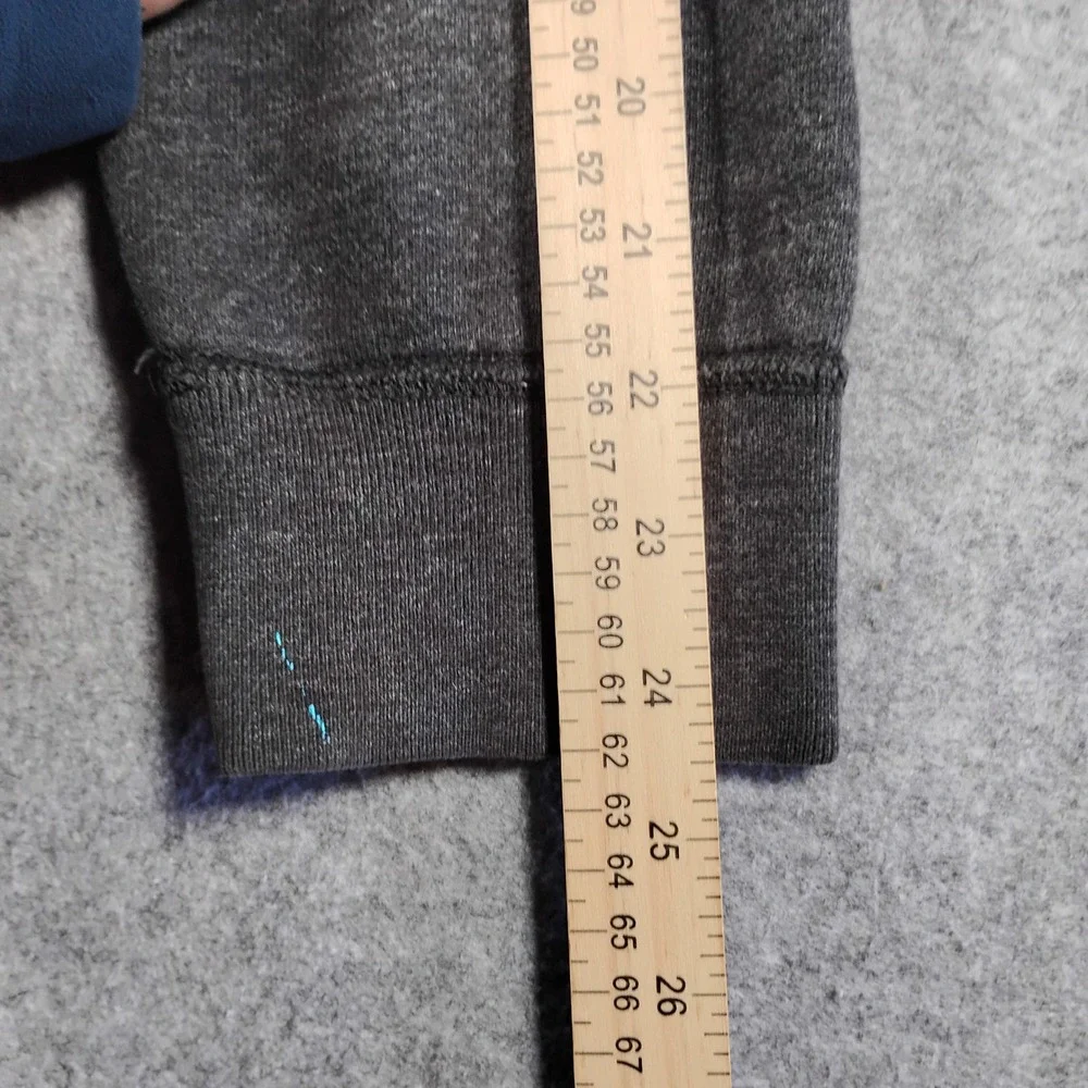 Polo Ralph Lauren Mens Full Zip Hoodie Gray Heather Waffle Lined L‎